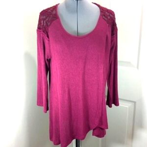Nursing Sweater plum color,Sz L GG Jessica Simpson